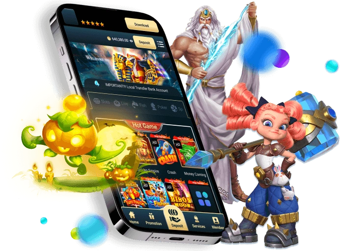 Biểu tượng khóa bảo mật trên màn hình điện thoại chơi game mcw678